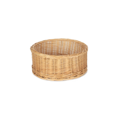 Large Round Straight-Sided Tray Basket
