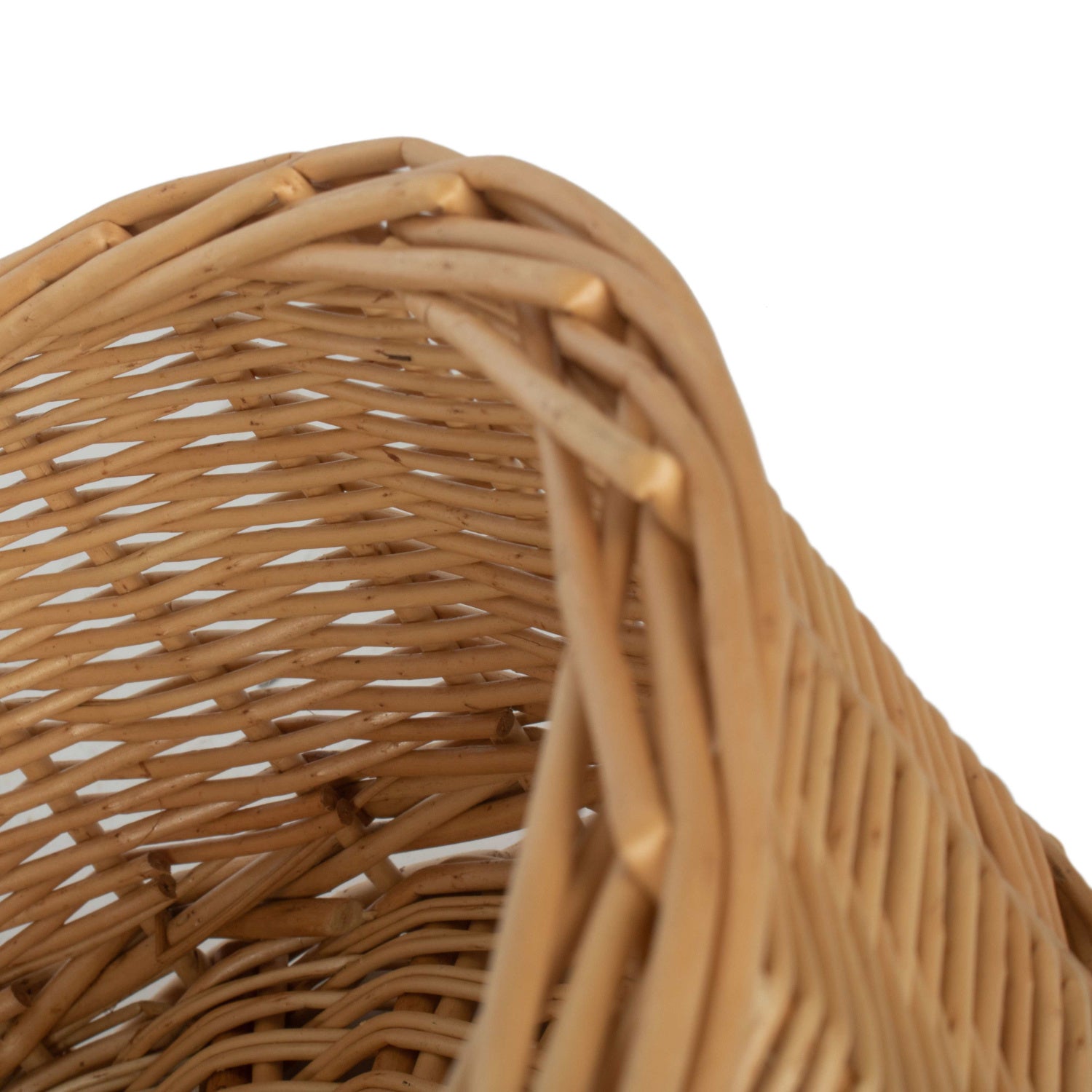 Large Round Straight-Sided Tray Basket