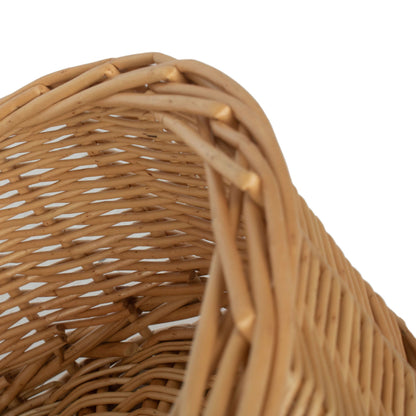 Large Round Straight-Sided Tray Basket