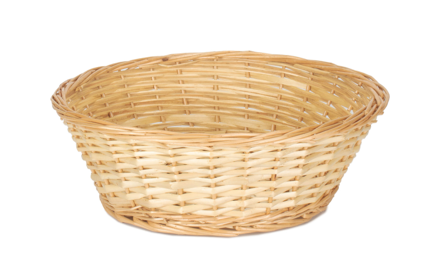 Split Willow Round Tray Basket