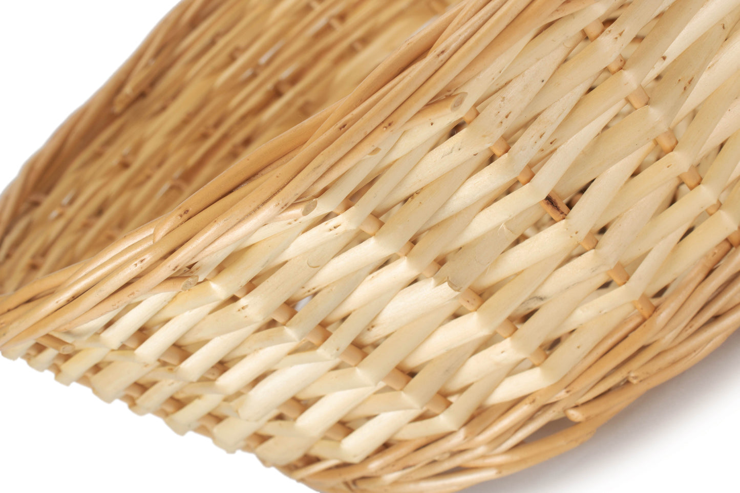 Split Willow Round Tray Basket