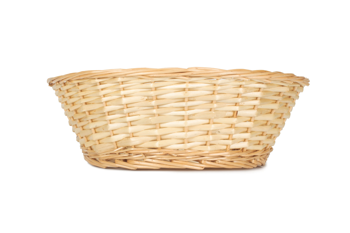 Split Willow Round Tray Basket