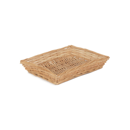 Rectangular Flat Split Willow Tray Basket