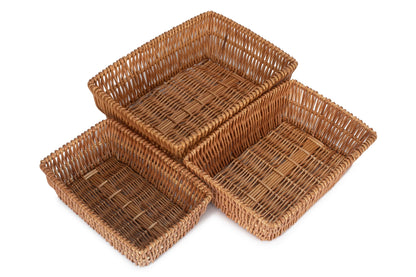 Large, Extra Large and Jumbo Packing Tray Baskets Set 3