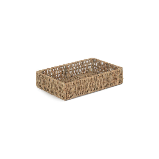 Small Rectangular Seagrass Tray Basket