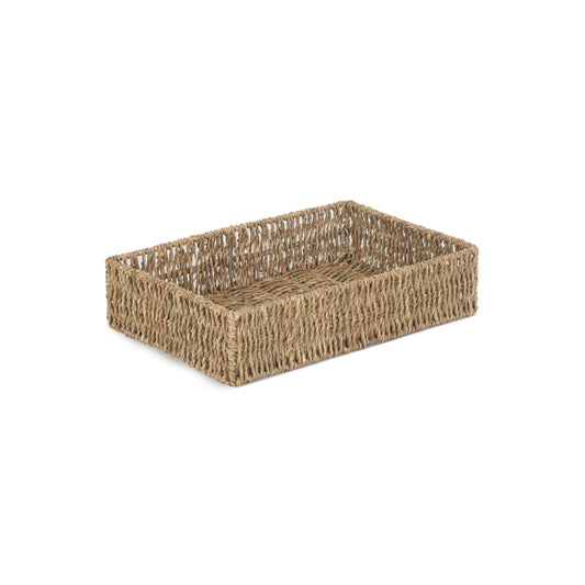 Medium Rectangular Seagrass Tray Basket