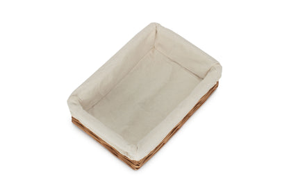 Lined Small Double Steamed Storage Tray Basket
