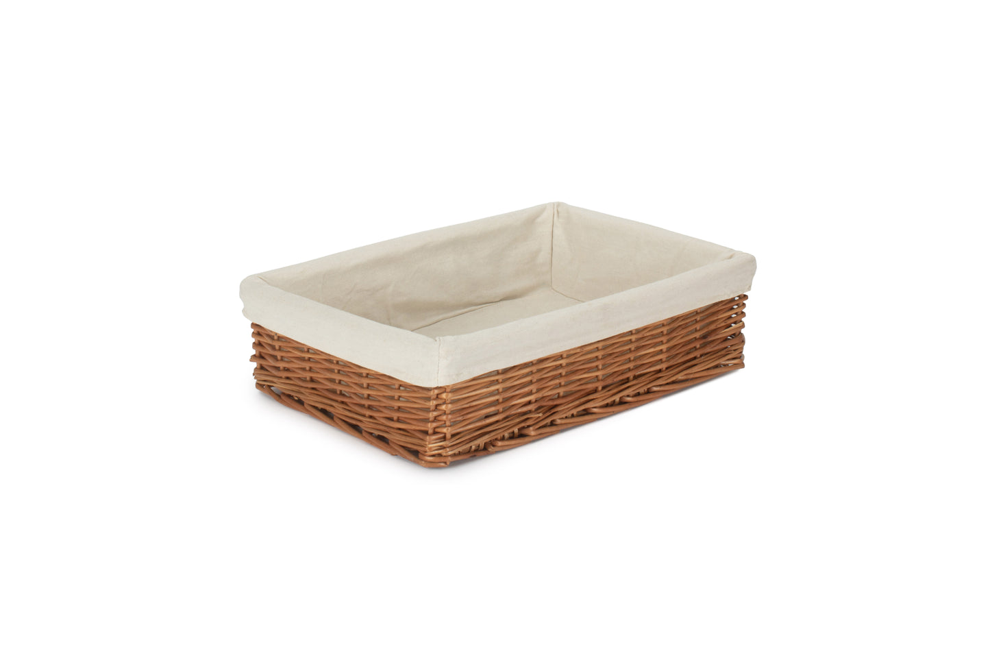 Lined Large Double Steamed Storage Tray Basket