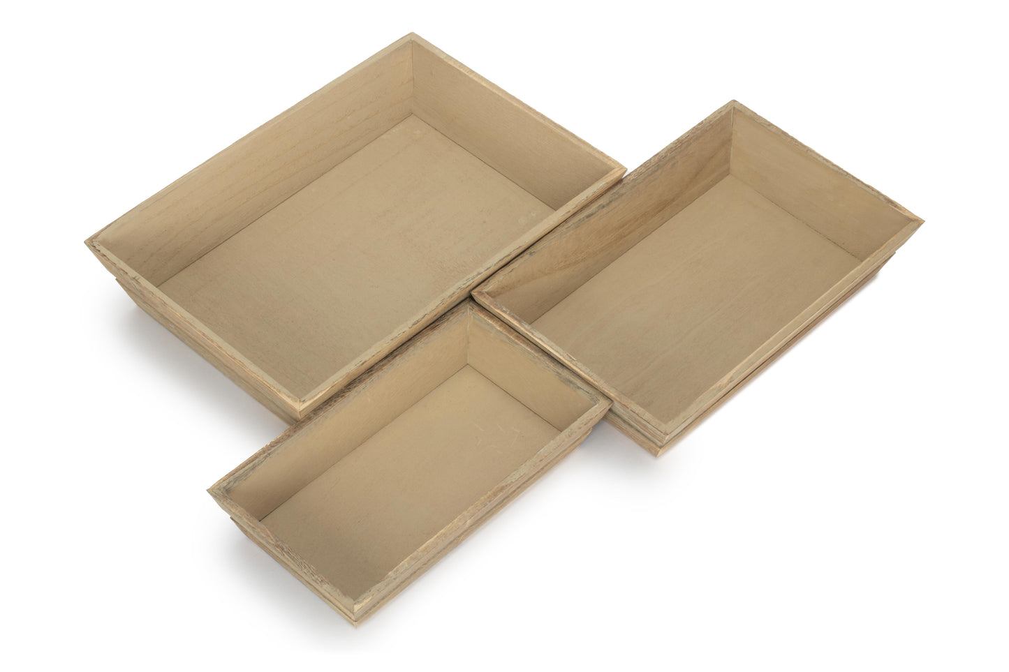 Wooden Packing Tray Set 3