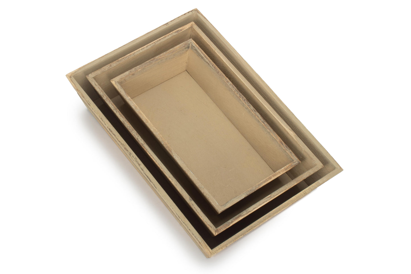 Wooden Packing Tray Set 3