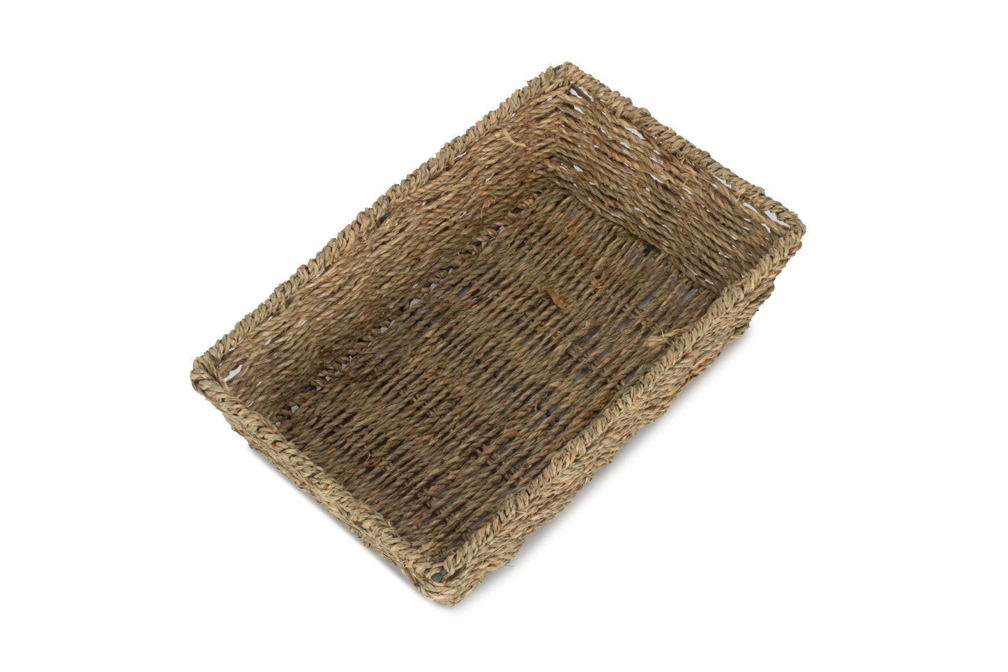 Medium Tapered Seagrass Tray Basket