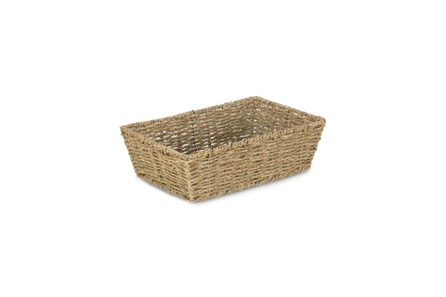 Large Tapered Seagrass Tray Basket