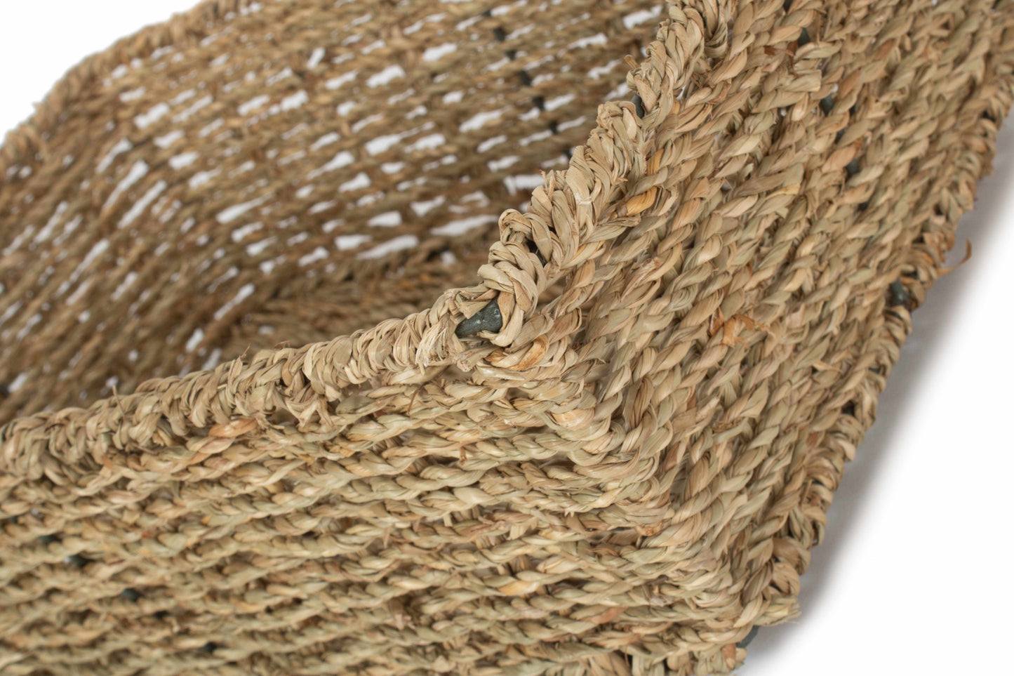 Large Tapered Seagrass Tray Basket