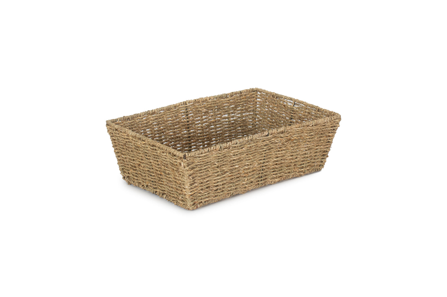 Extra Large Tapered Seagrass Tray Basket