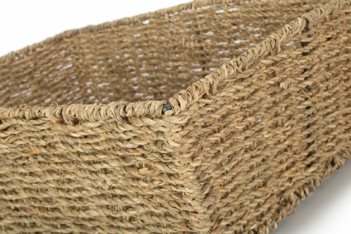 Extra Large Tapered Seagrass Tray Basket