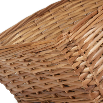 Extra Large Tapered Split Willow Tray Basket