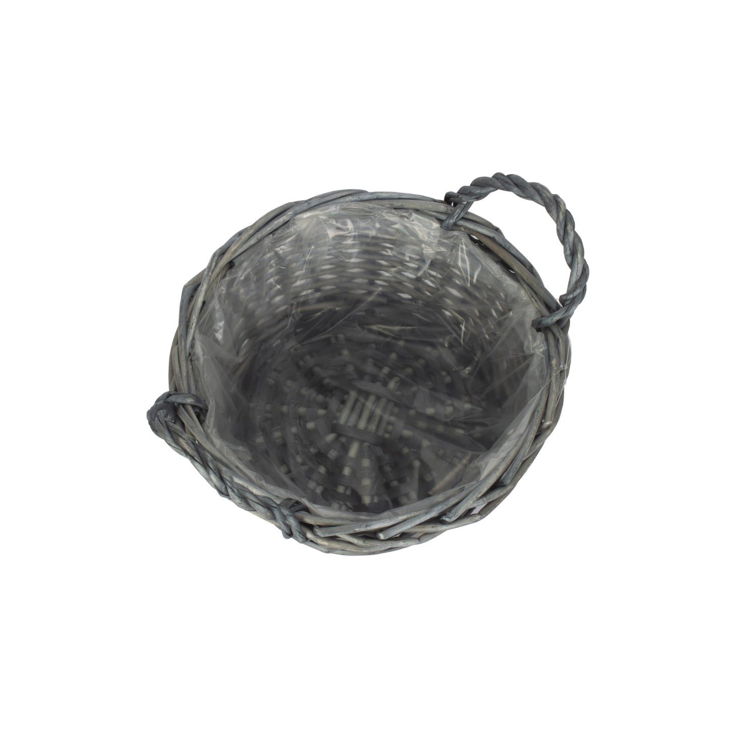 Small Round Antique Wash Display Tray With Plastic Lining