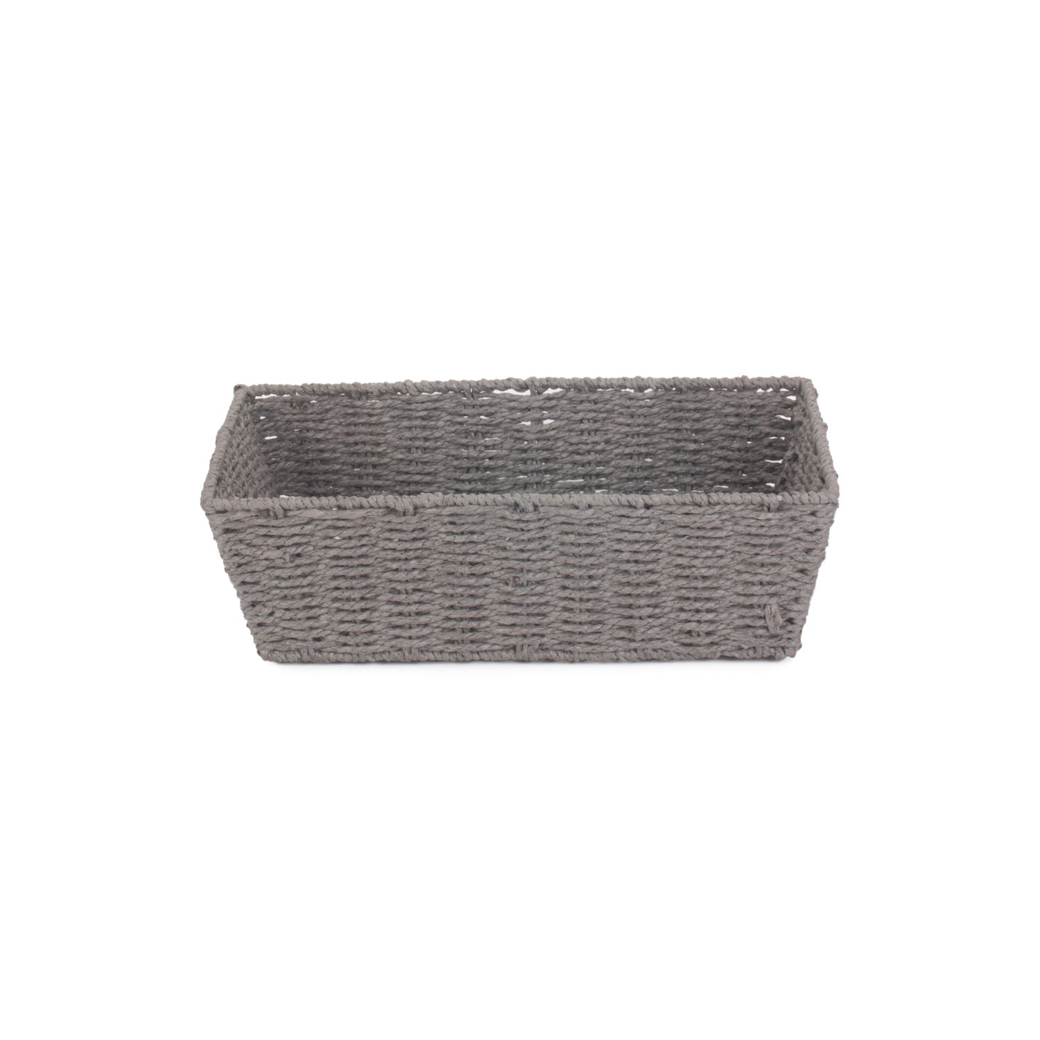 Large Grey Paper Rope Tray Basket
