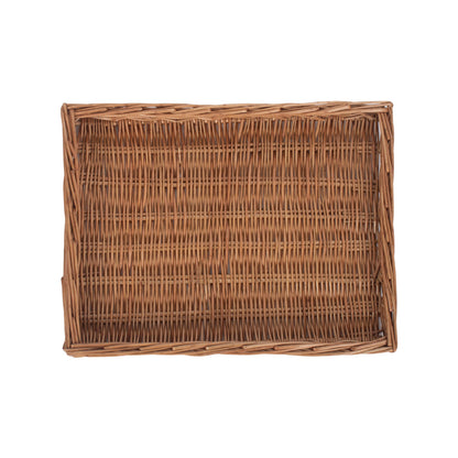 Light Steamed Flat Tray Basket
