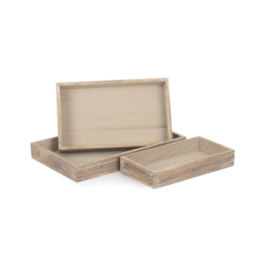 Shallow Display Plinth Trays Set 3