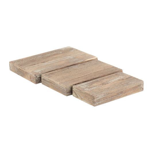 Shallow Display Plinth Trays Set 3