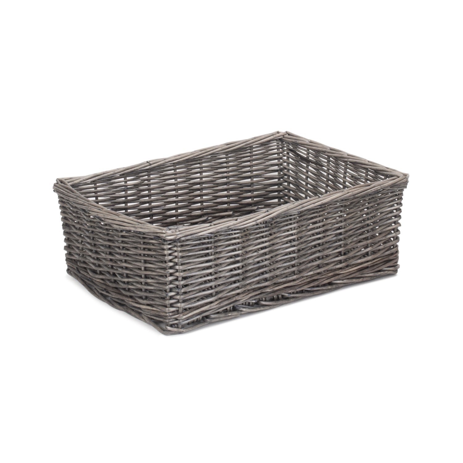 Large Antique Wash Willow Tray Basket