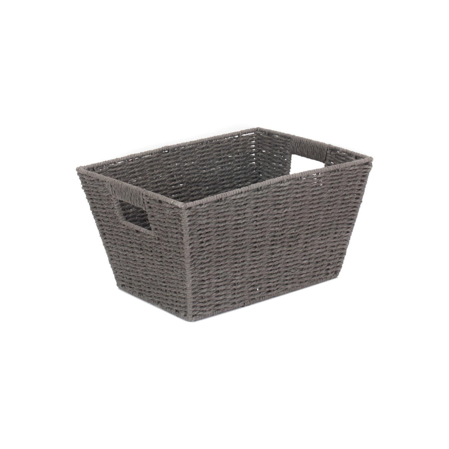 Deep Grey Paper Rope Tray - Small