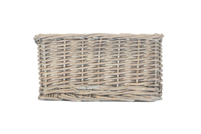 Small Grey Wash Willow Tray Basket