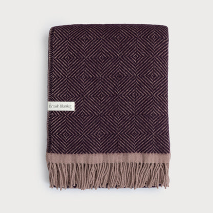 Wildweave Blanket: Blackberry & Heather