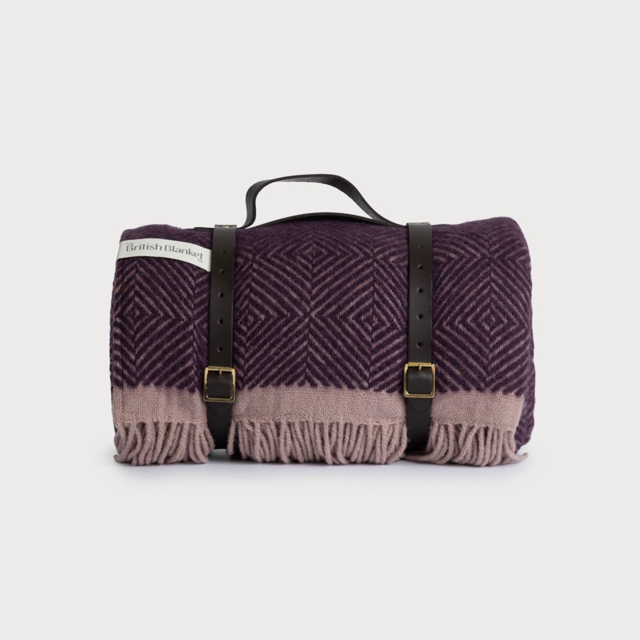 Waterproof Picnic Blanket: Blackberry & Heather