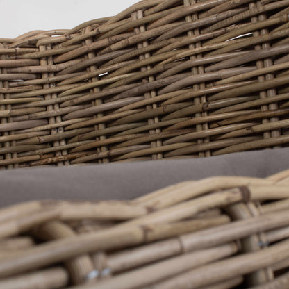 Luxury Rattan Dog Sofa Bed - Small