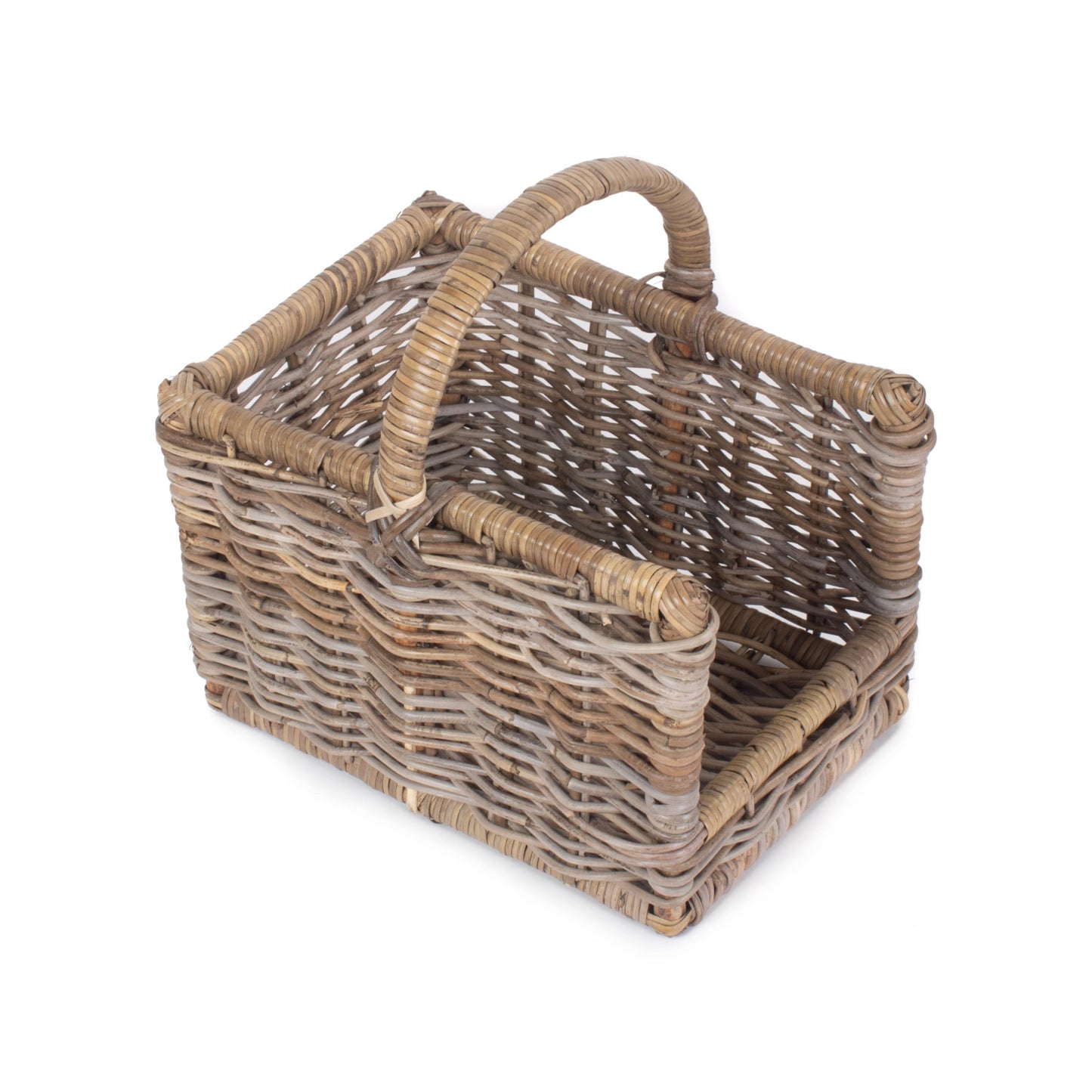 Small Rattan Open Ended Log Basket