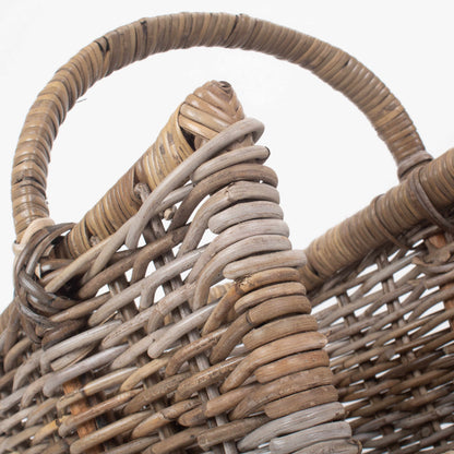Small Rattan Open Ended Log Basket