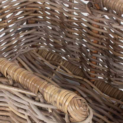 Small Rattan Open Ended Log Basket