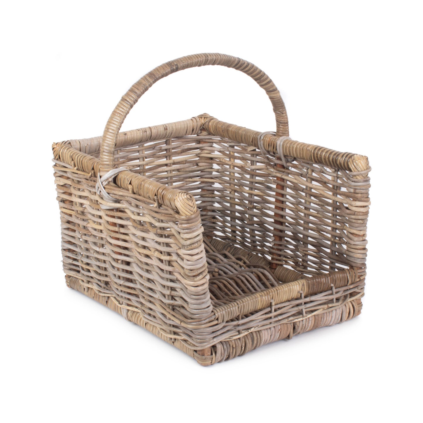 Medium Rattan Open Ended Log Basket