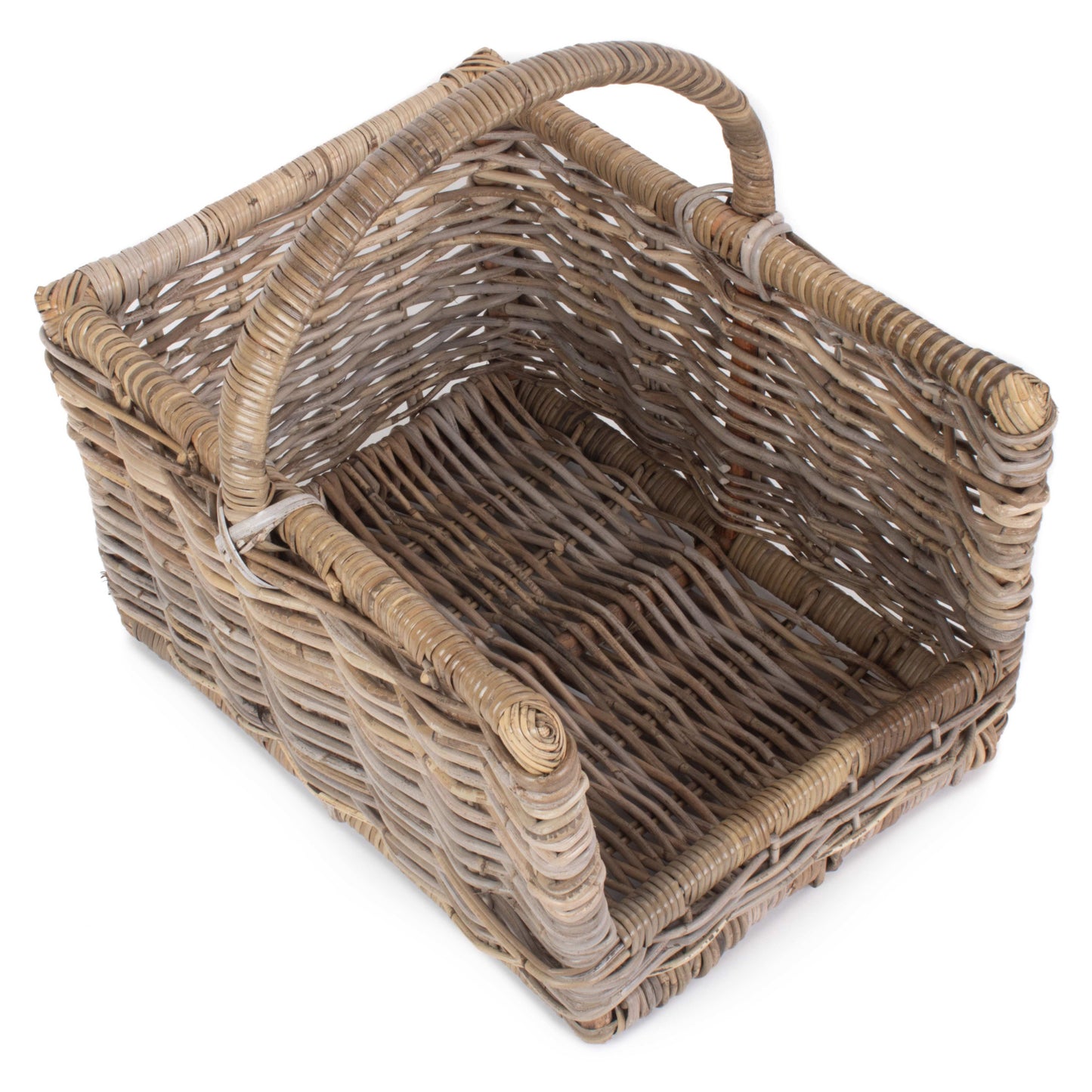 Medium Rattan Open Ended Log Basket