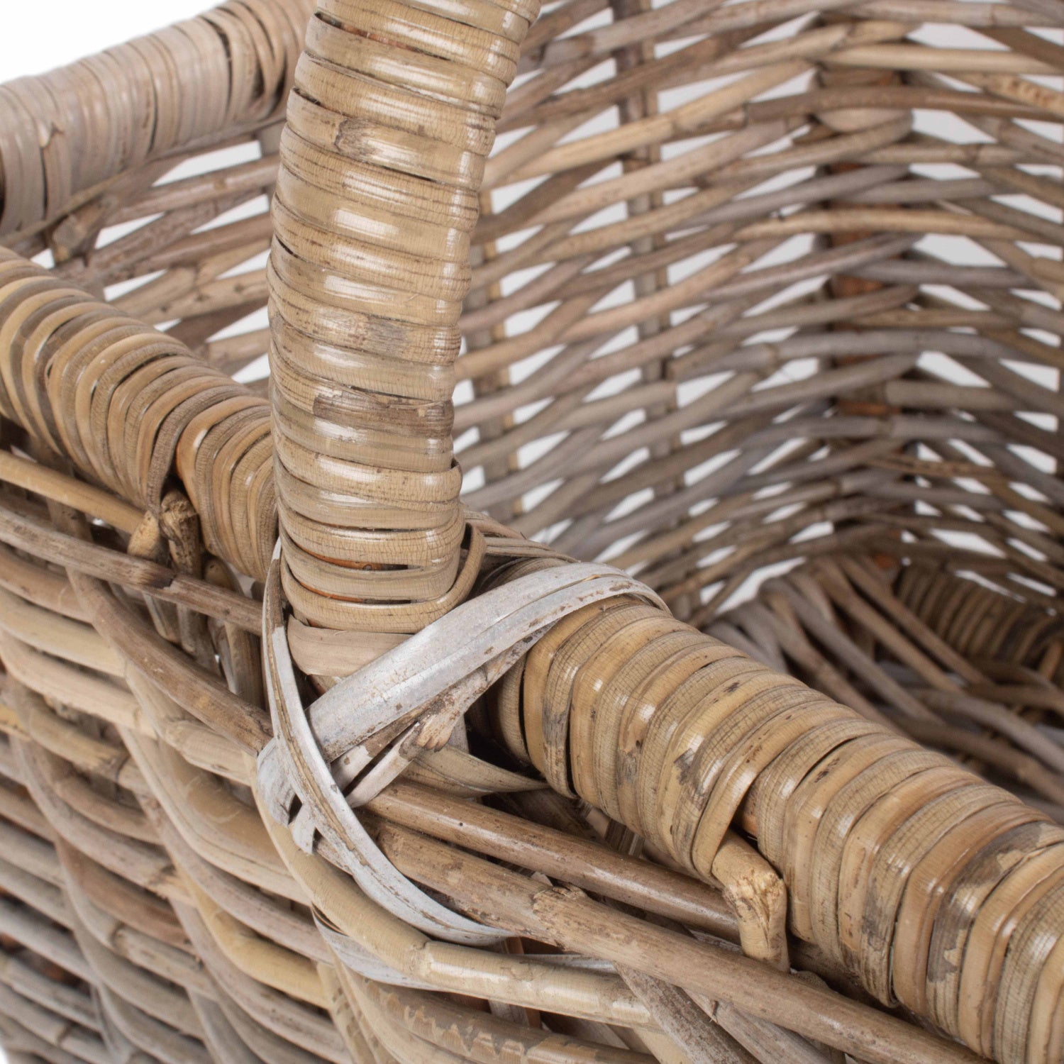 Medium Rattan Open Ended Log Basket