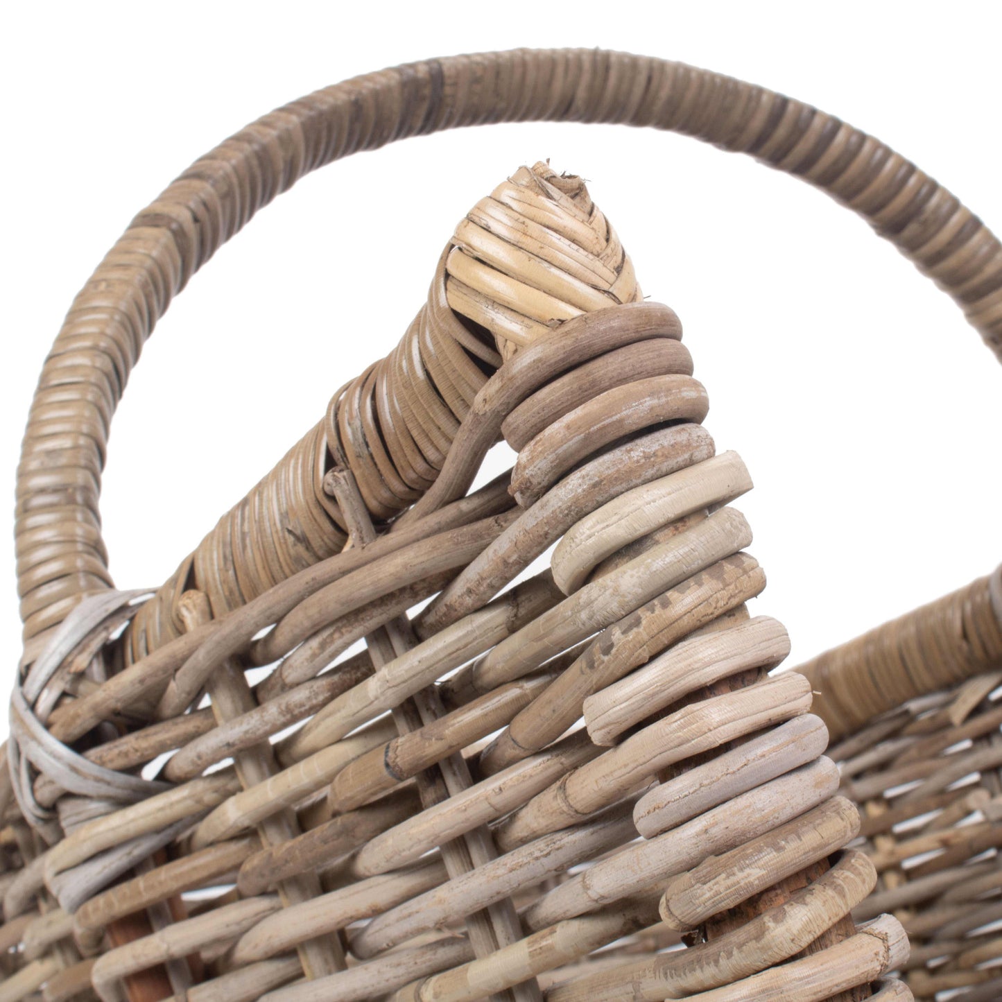 Medium Rattan Open Ended Log Basket