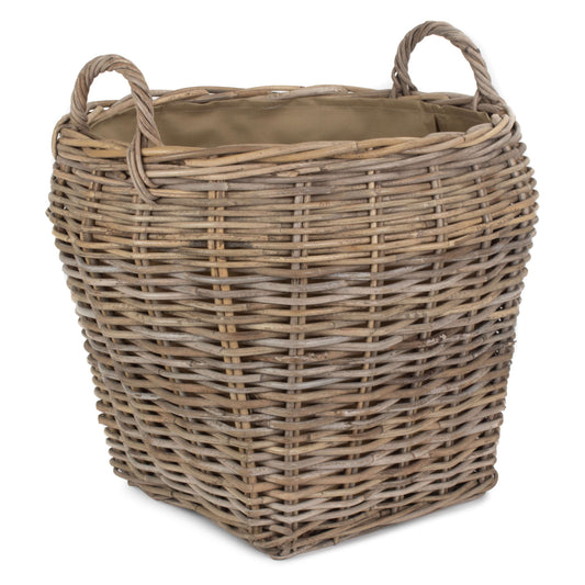 Amphora Rattan Log Basket With Cordura Lining