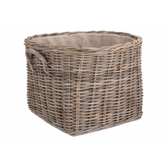 Grand Rattan Cordura Lined Log Basket