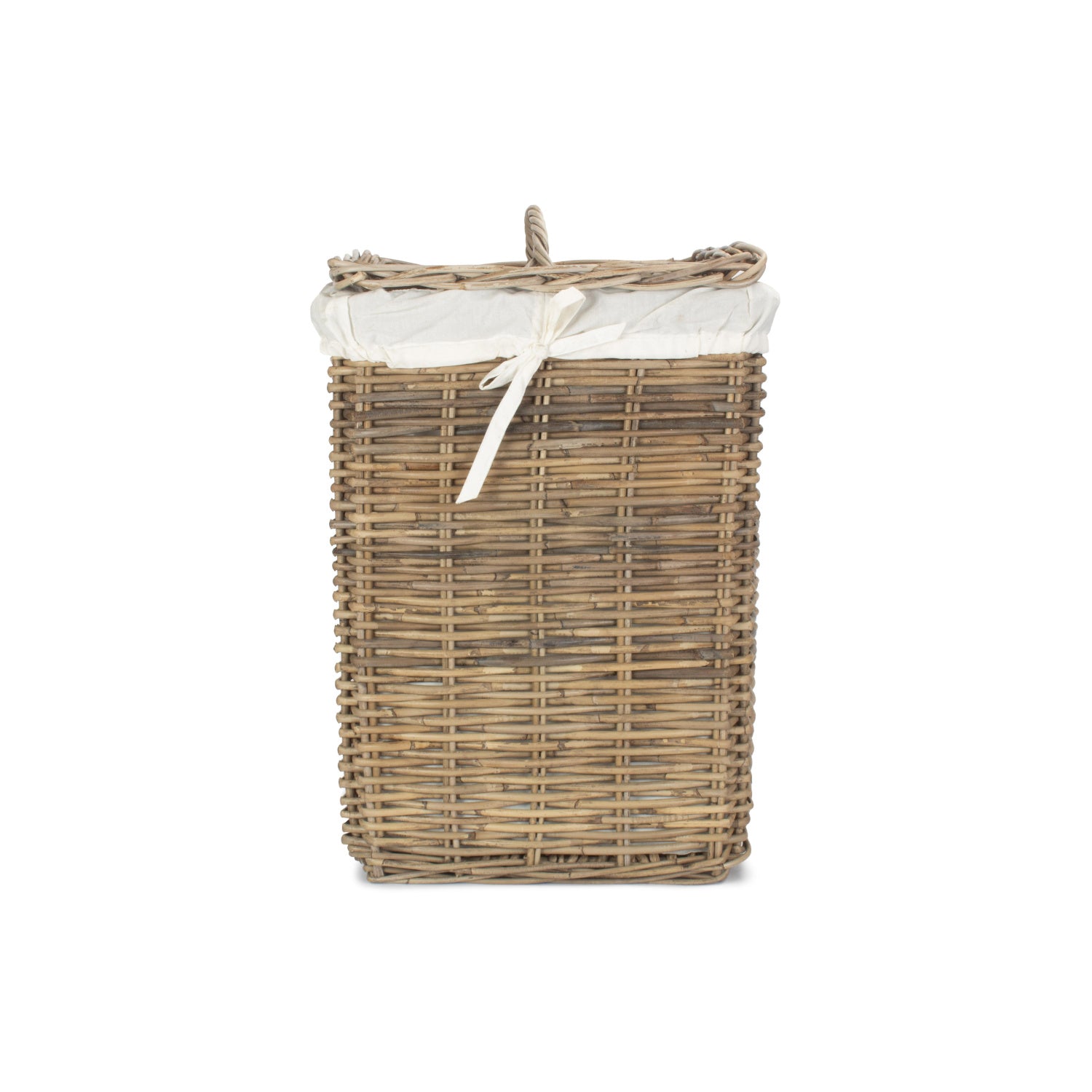 Large Square Rattan Laundry Hamper Basket