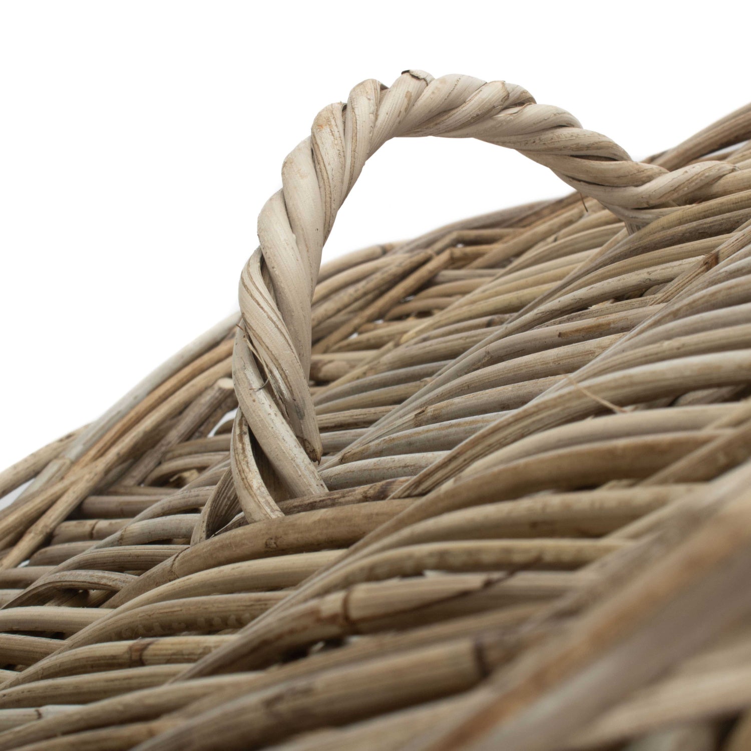 Large Square Rattan Laundry Hamper Basket