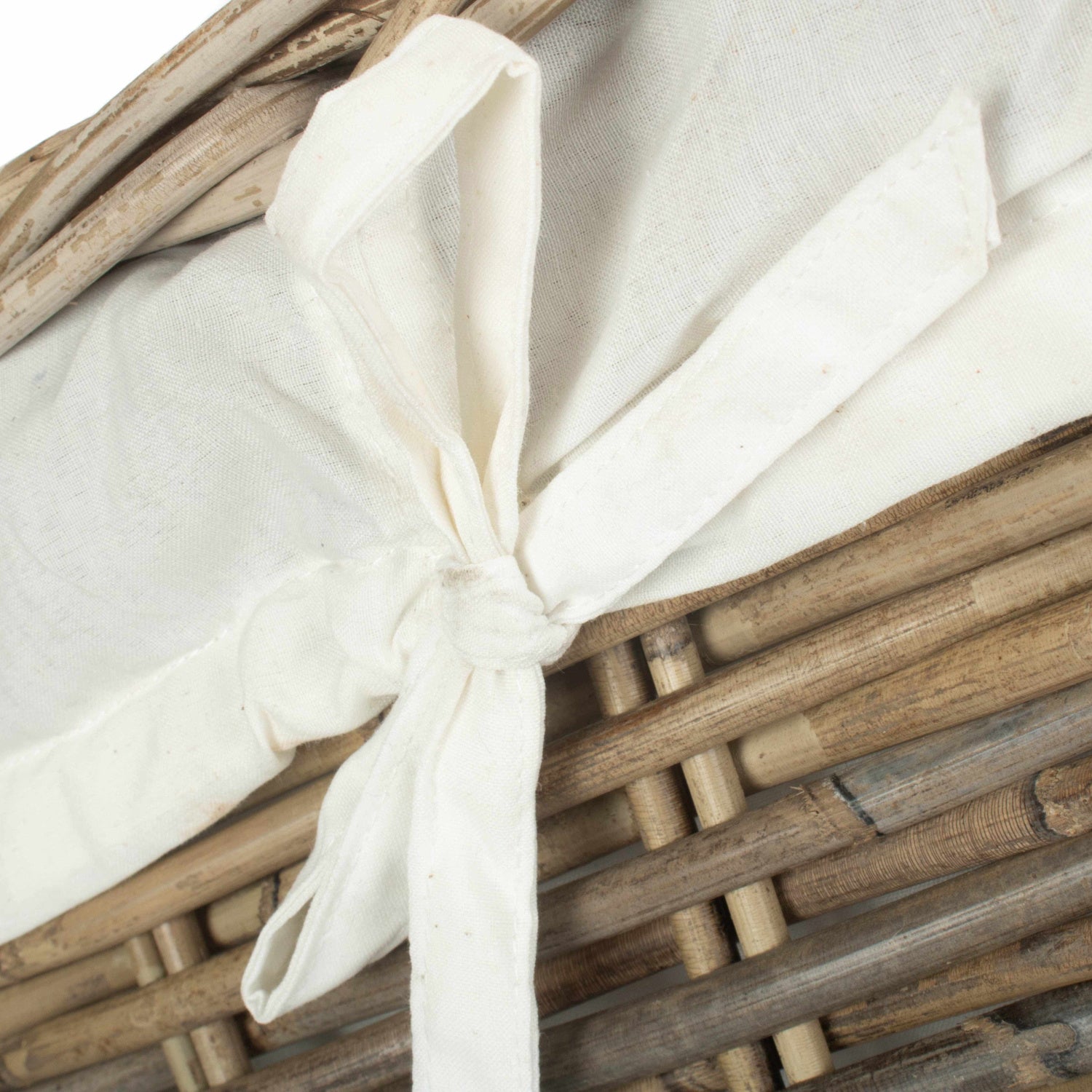 Large Square Rattan Laundry Hamper Basket