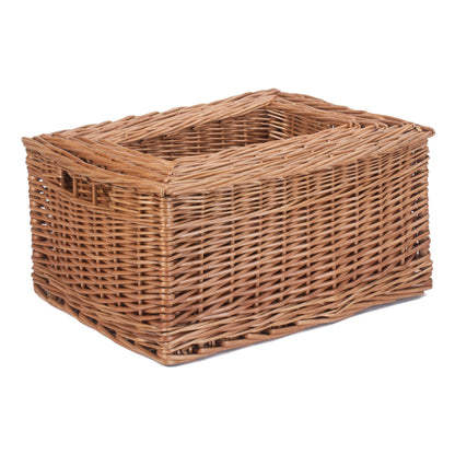 Double Steamed Willow Storage Baskets Set 4