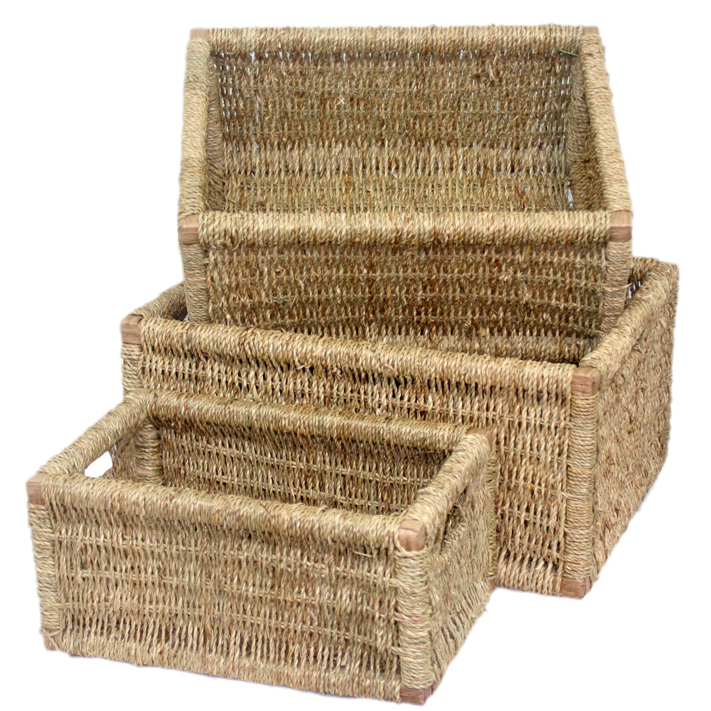 Seagrass Storage Basket Set 3