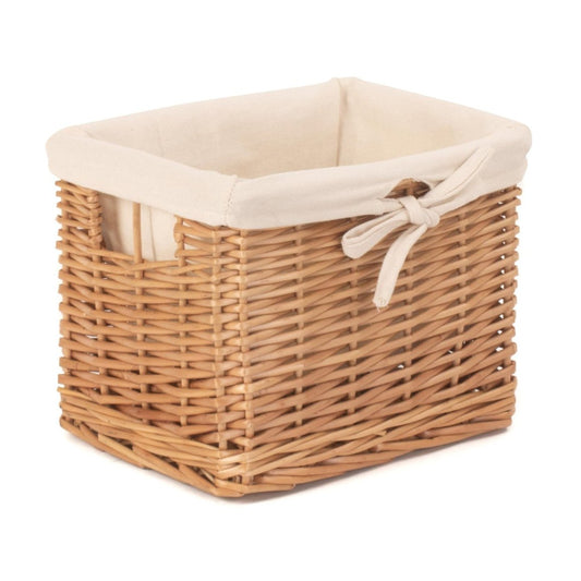 Small Deep Storage Basket With Lining