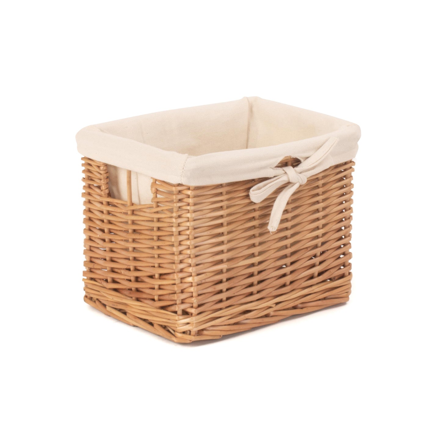 Small Deep Storage Basket With Lining