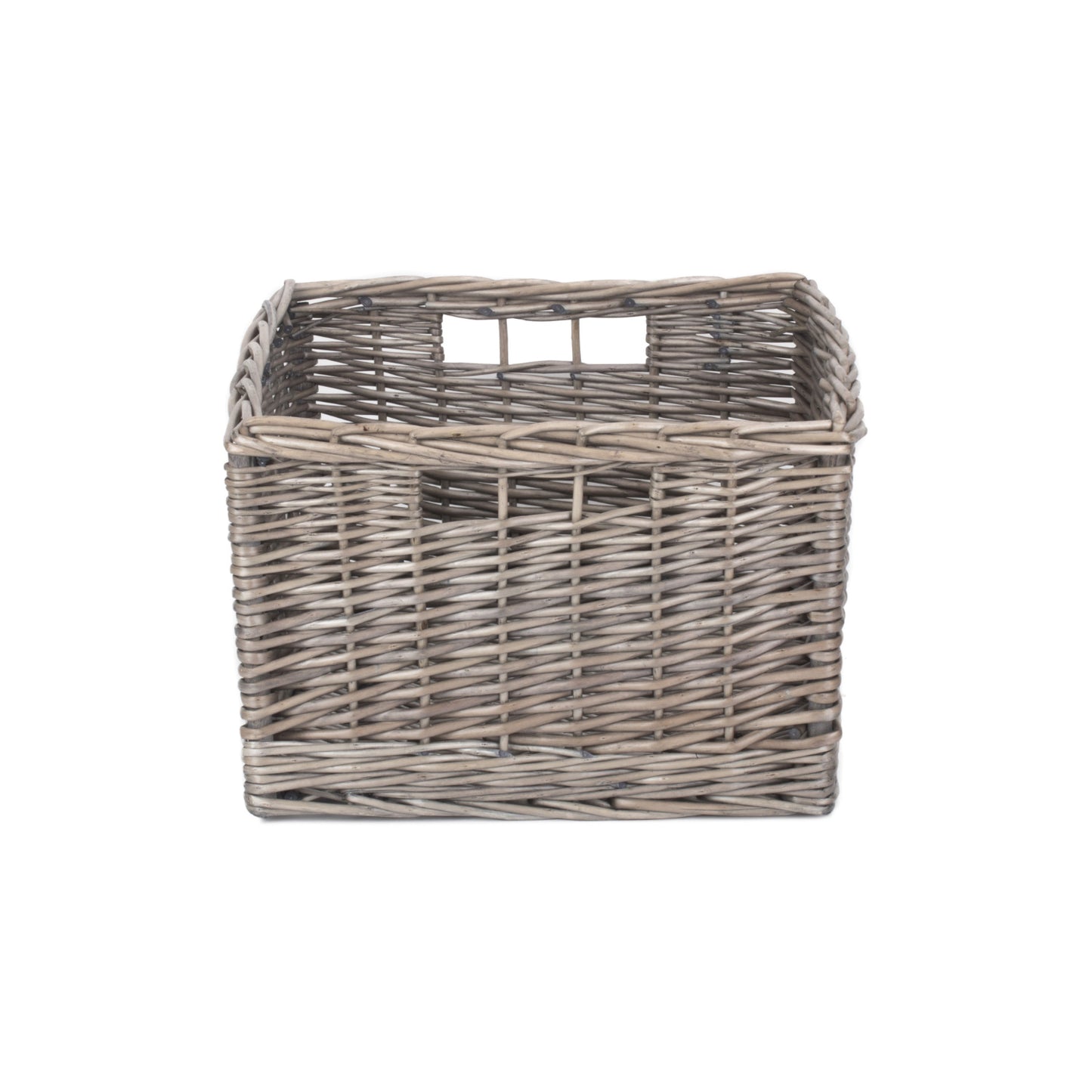 Medium Square Antique Wash Storage Basket