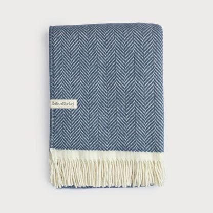 Clifton Herringbone Blanket: Steamship