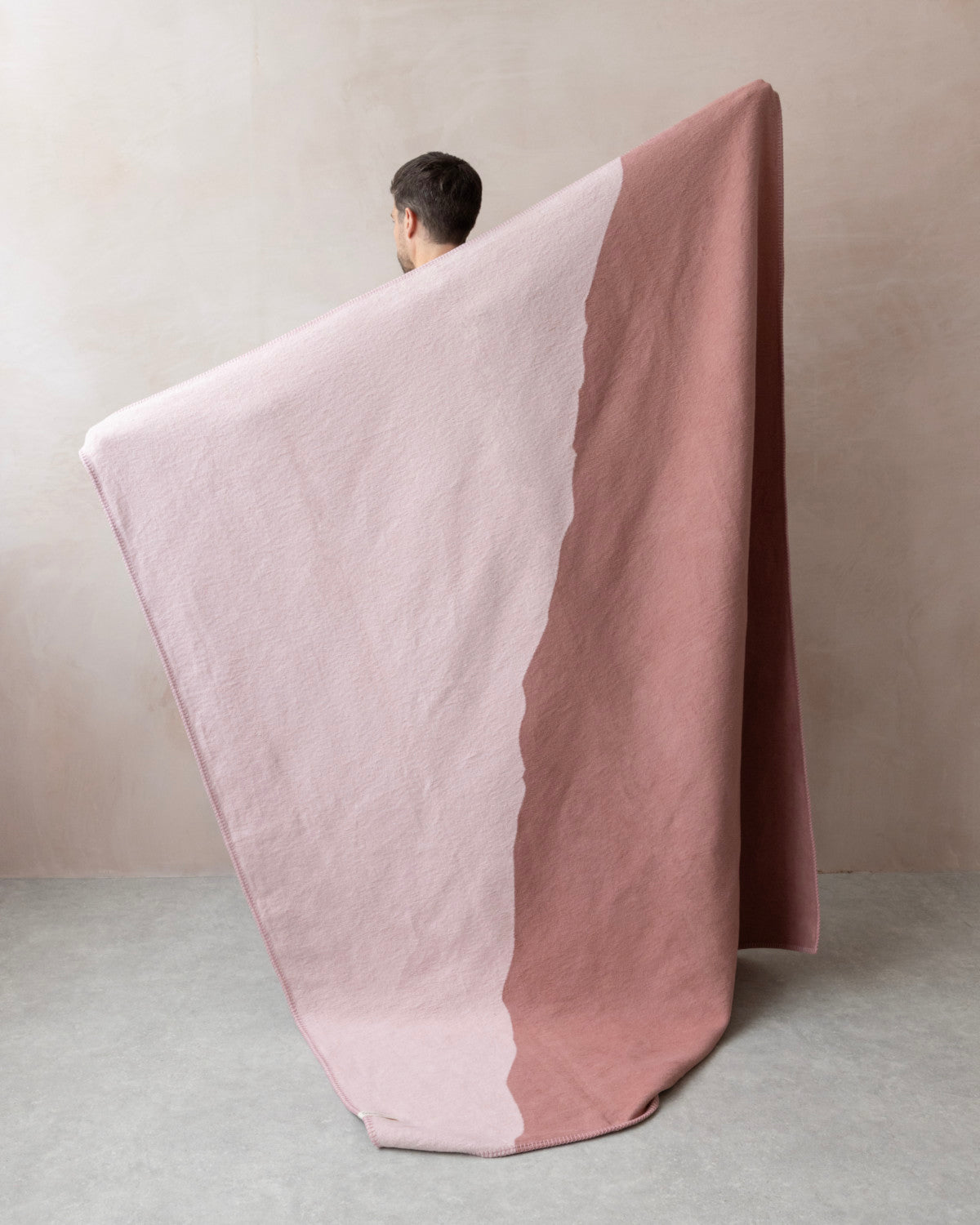 Cloud Cotton Blanket: Vale in Blush